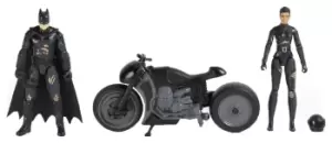 image of Dc Comics Batman Batcycle Pack With 4 Figures