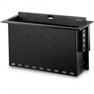 image of StarTech.com Dual-Module Conference Table Connectivity Box with Cable Organizer