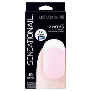 Image of SensatioNail Gel Polish Starter Kit French Manicure Pink