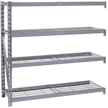 Image of Draper Expert Heavy Duty Steel 4 Shelving Extension Unit - 1959 x 610 x 1830mm