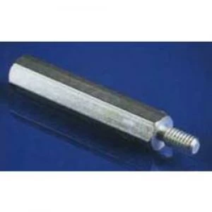 Image of Spacer External and internal thread M3 Brass Distance 10 mm