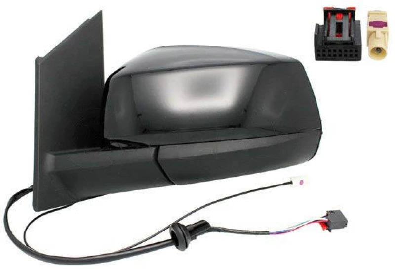 Image of ALKAR 6157830 Wing mirror Left, Glossy, Electric, with aerial Outside Mirror (50)