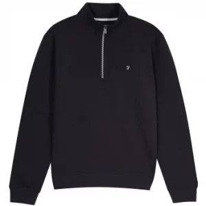 Image of Farah Mens Aintree 1/4 Zip Sweater Farah Grey Large