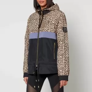 P.E NATION Man Down Cheetah-Printed Shell Jacket - M