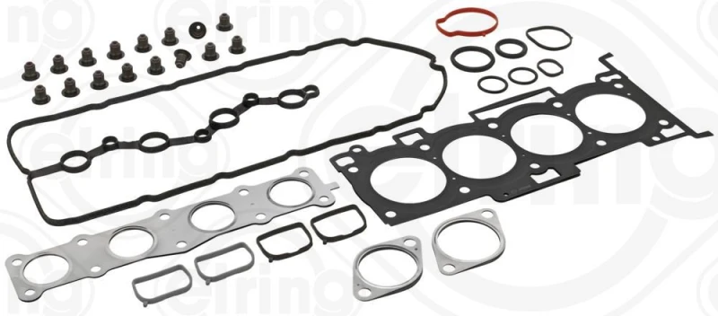 Image of ELRING 597.410 Gasket Set, cylinder head with valve stem seals Gasket Set,cylinder head (319)
