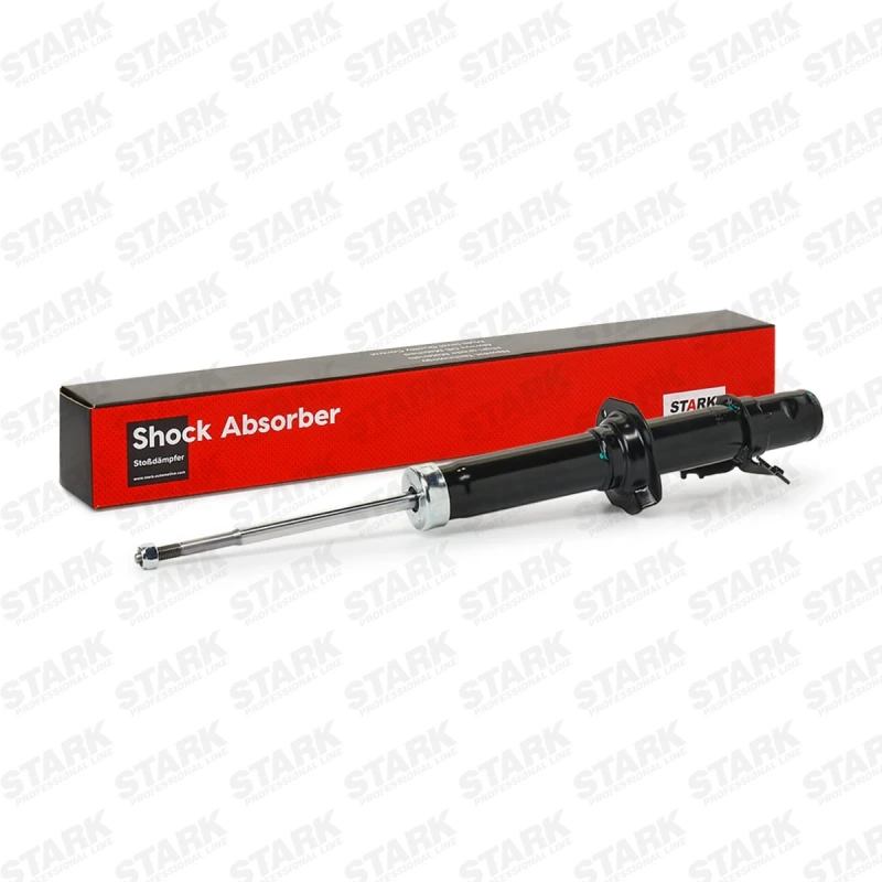 Image of STARK SKSA-0131700 Shock absorber Front Axle Right, Gas Pressure, Twin-Tube, Spring-bearing Damper, Top pin Shock Absorber (854)