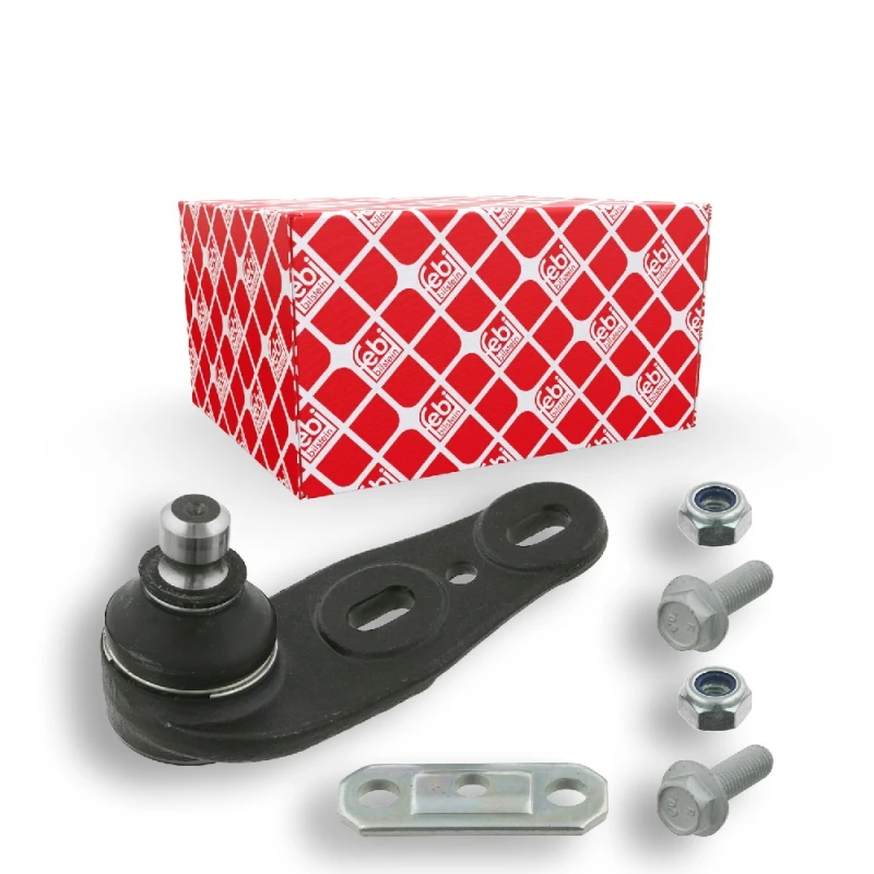 Image of FEBI BILSTEIN 01521 Ball joint Lower, with fastening/mounting material Support-/Steering Link (2462)