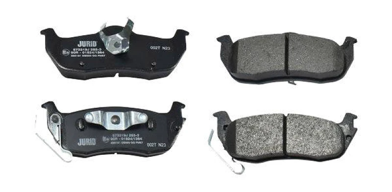 Image of JURID 573319J Brake pad set with acoustic wear warning Brake Pad Set,disc brake (402)