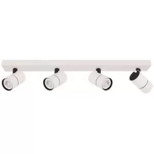 Image of Italux Lighting - Italux Laconi Modern 4 Light Ceiling Spotlight Bar, GU10