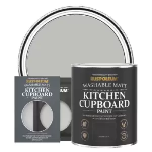Image of Rust-Oleum Kitchen Cupboard Paint - FLINT - 750ml