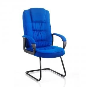 Image of Trexus Moore Visitor Cantilever With Arms Fabric Blue Ref KC0150