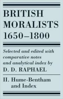 Image of British Moralists 1650-1800 volumes 2 by D. D. Raphael Paperback