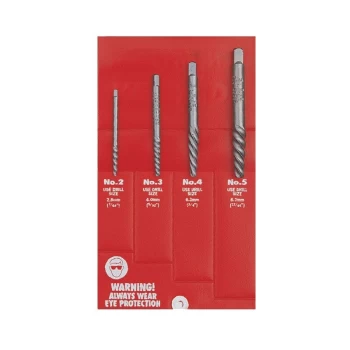 Image of 4-Pce Screw Extractor Set - Kennedy