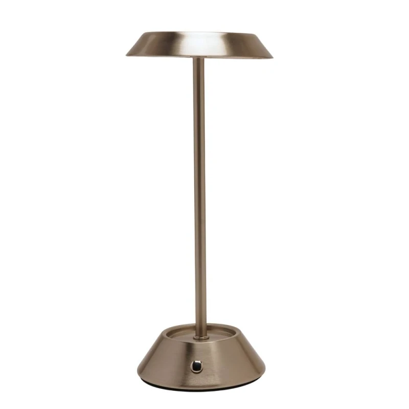 Image of Hestia Silver USB LED Touch Table Lamp Silver unisex