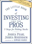 Image of little book of investing like the pros five steps for picking stocks
