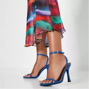 image of I Saw It First Barely There Strappy Heels - Blue