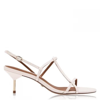 Reiss Ophelia Strap Heeled Sandals - Blue Calf