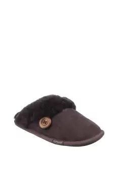 Image of 'Lechlade' Leather Mule Ladies Slippers