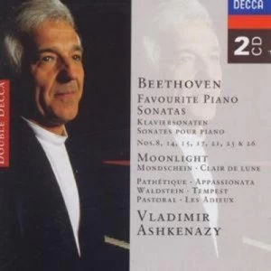 image of Favourite Piano Sonatas by Vladimir Ashkenazy CD Album