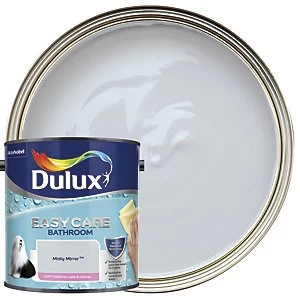 Image of Dulux Easycare Bathroom Misty Mirror Soft Sheen Emulsion Paint 2.5L