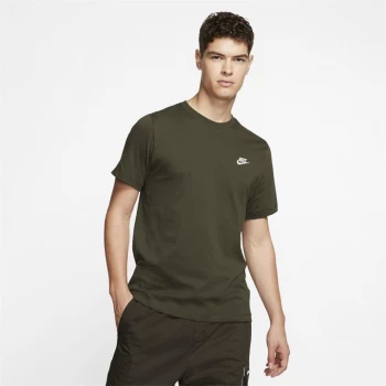 Image of Nike Sportswear Club Mens T-Shirt - Green