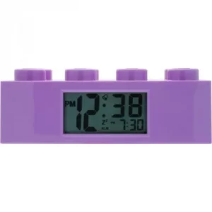 LEGO Purple Friends Brick Alarm Clock