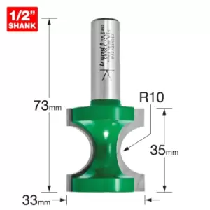 Image of Trend CRAFTPRO Staff Bead Router Cutter 10mm 35mm 1/2"