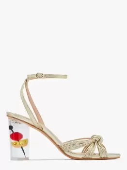 image of Kate Spade Happy Hour Sandals, Gold, 5.5