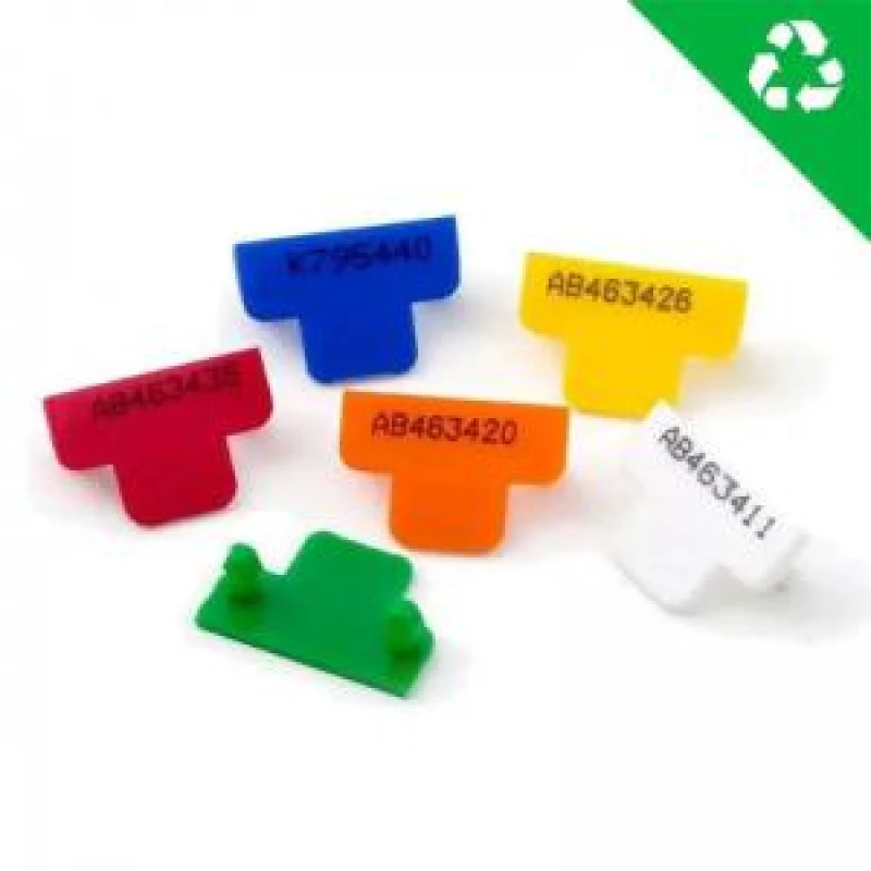 Image of Versapak T Security Seals Uniquely Numbered White Pack 500 - PFSIG0261 EXR59625VE