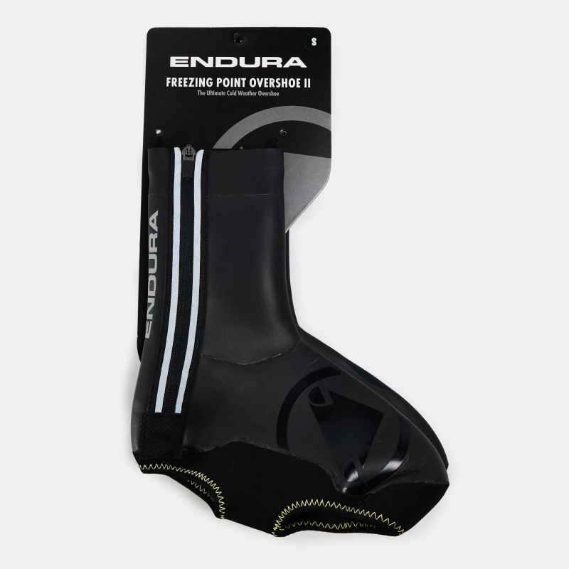 Image of Endura FP Overshoe II Cycling Overshoes Black unisex X Large