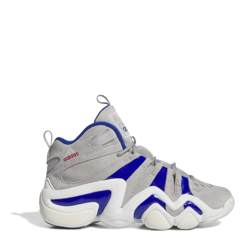 Image of adidas Mens Crazy Basketball Trainers Team Mid Grey male 6 (39.3)