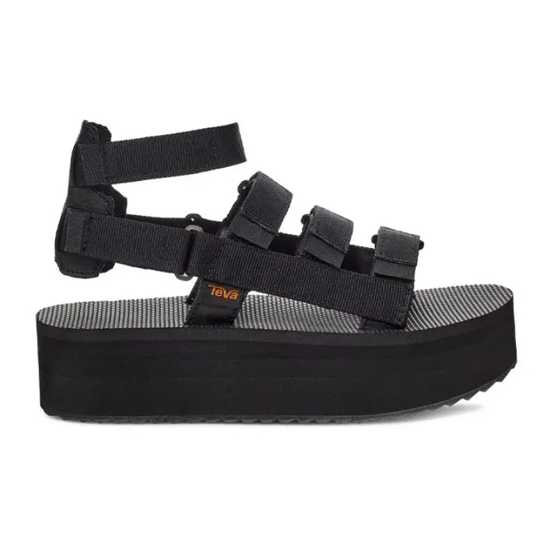 Image of Teva Womens sandals Teva Flatform Mevia Noir Female 37