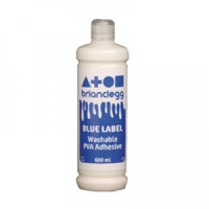 image of Brian Clegg PVA Glue Blue Label 600ml