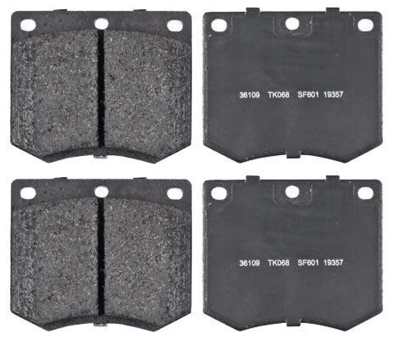 Image of A.B.S. 36109 Brake pad set without integrated wear sensor Brake Pad Set,disc brake (402)