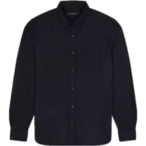Image of French Connection Camo Over-Dye Shirt - Blue