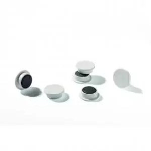 Image of Durable Magnets 21mm 210p White Pack of 6