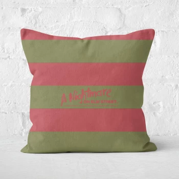 Image of A Nightmare On Elm Street Freddy Krueger Square Cushion - 60x60cm - Soft Touch