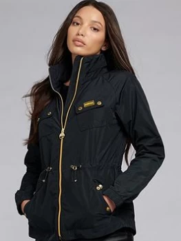Image of Barbour International Sugo Showerproof -black, Black, Size 12, Women