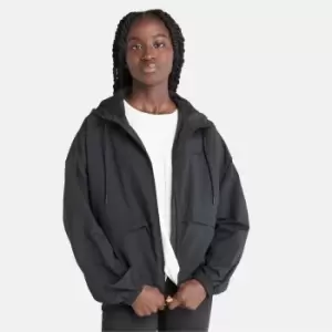 Image of Timberland Multi-pocket Windbreaker Jacket For Her In Black Black, Size XS