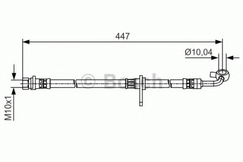 Image of Bosch 1 987 481 511 Brake Hose Brake Hose (83)