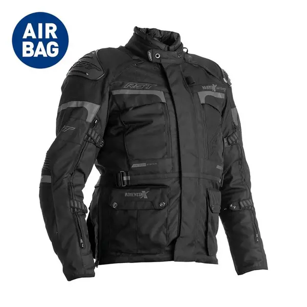 Image of RST Adventure-X Airbag Jacket Black Grey Size 40