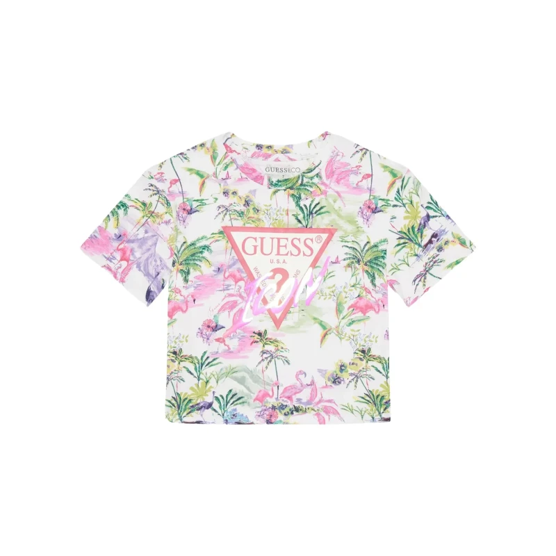 Image of Guess Girl's T-Shirt Guess Rose Female 10 ans J4GI12-K6YW3-PN40