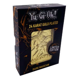 image of Dark Magician (Yu-Gi-Oh) Gold Limited Edition Collectable Ingot