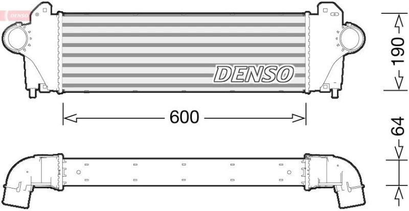 Image of DENSO Intercooler DENSO DIT12005