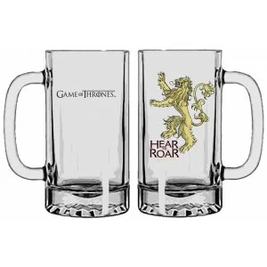 image of Game of Thrones Lannister beer glass