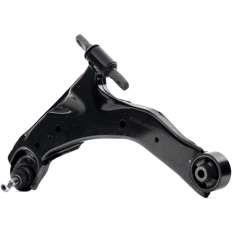 Image of STARK SKCA-0050837 Suspension arm Control Arm, Sheet Steel, Left Front, with rubber mount Sheet Steel Track Control Arm (273)