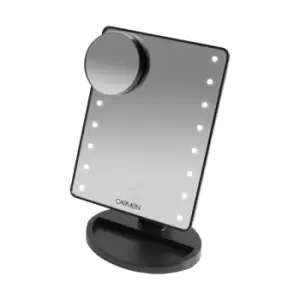 Image of Carmen LED Illuminated Mirror Black