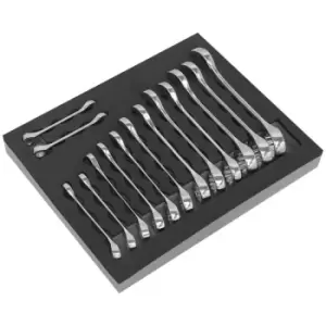 Image of Siegen S01232 Combination Spanner Set 14pc Stubby
