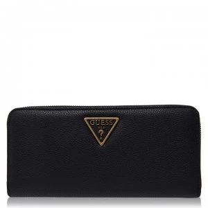 image of Guess Destiny Logo Maxi Wallet - BLACK BLA