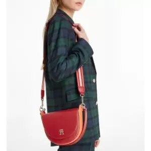 Image of Contrast Monogram Saddle Bag